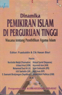 Image of Dinamika Pemikiran Islam di Perguruan Tinggi