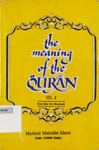 Image of The Meaning of the Qur'an Vol. 1
