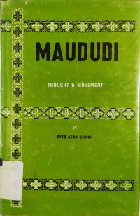 Image of Maududi; Thought & Movement